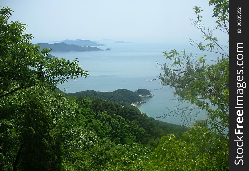 Looking out into the Yellow sea from the South Korean island of Deokjeok. Looking out into the Yellow sea from the South Korean island of Deokjeok.