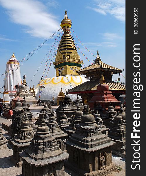 The Stupa of Swayambunath, Nepal