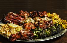 Indian Kabab Plater Stock Images Indian Kabab Plater Stock Images