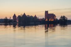 Lithuania. Trakai Island Castle Royalty Free Stock Images Lithuania. Trakai Island Castle Royalty Free Stock Images