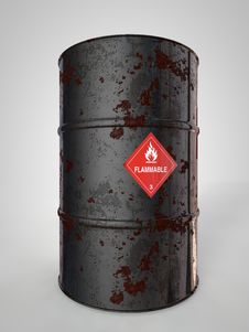 Oil-Barrels Royalty Free Stock Photo Oil-Barrels Royalty Free Stock Photo