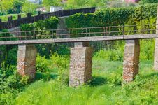 A Bridge From The Huniazi Castle Royalty Free Stock Photos A Bridge From The Huniazi Castle Royalty Free Stock Photos
