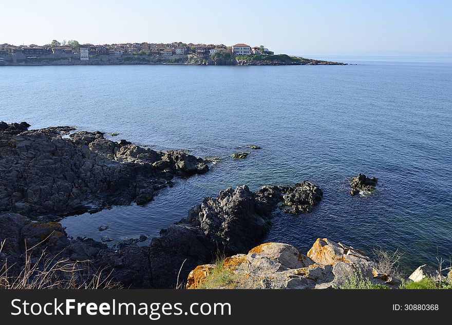 Hanioti beach near Kalitheea resort in Kassandra, Greece