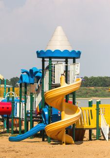 Modern Children Playground Stock Photos Modern Children Playground Stock Photos