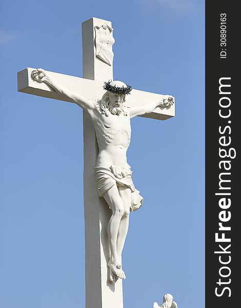 Sculpture Of Crossed Christ