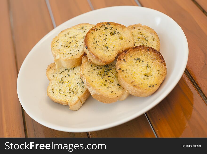 Garlic Bread Bread Garlic wood Butter Baguette