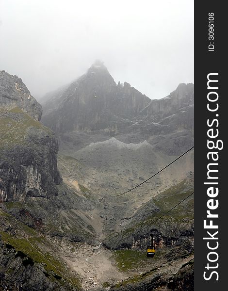 Dachstein Mountain lift in Austria. Dachstein Mountain lift in Austria