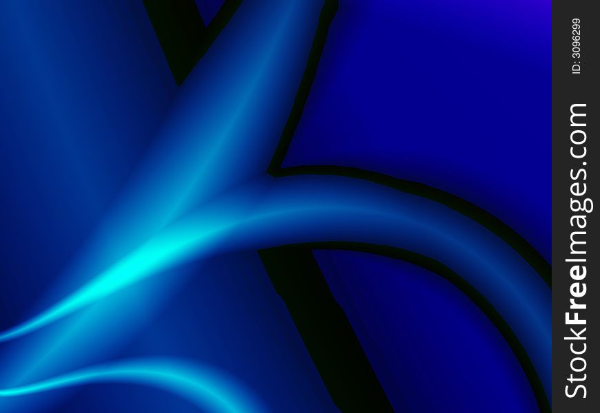 Abstract blue background.Fractal image