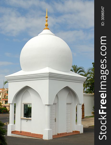 White chapel at the Canaries islands