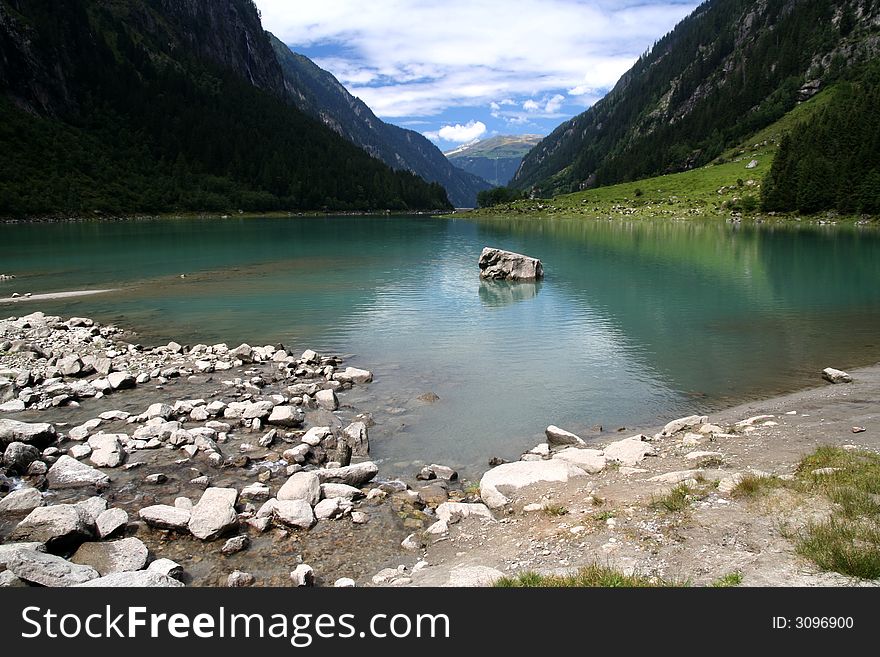 Image of Stilluptal lake Austrian Tirol