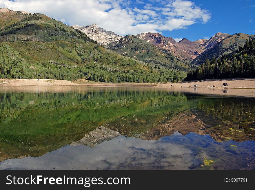 Silver Lake in Utah, USA