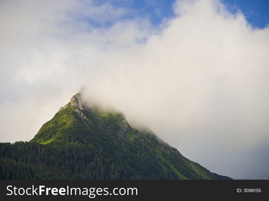 Mountain Peak In Sitka Alaska