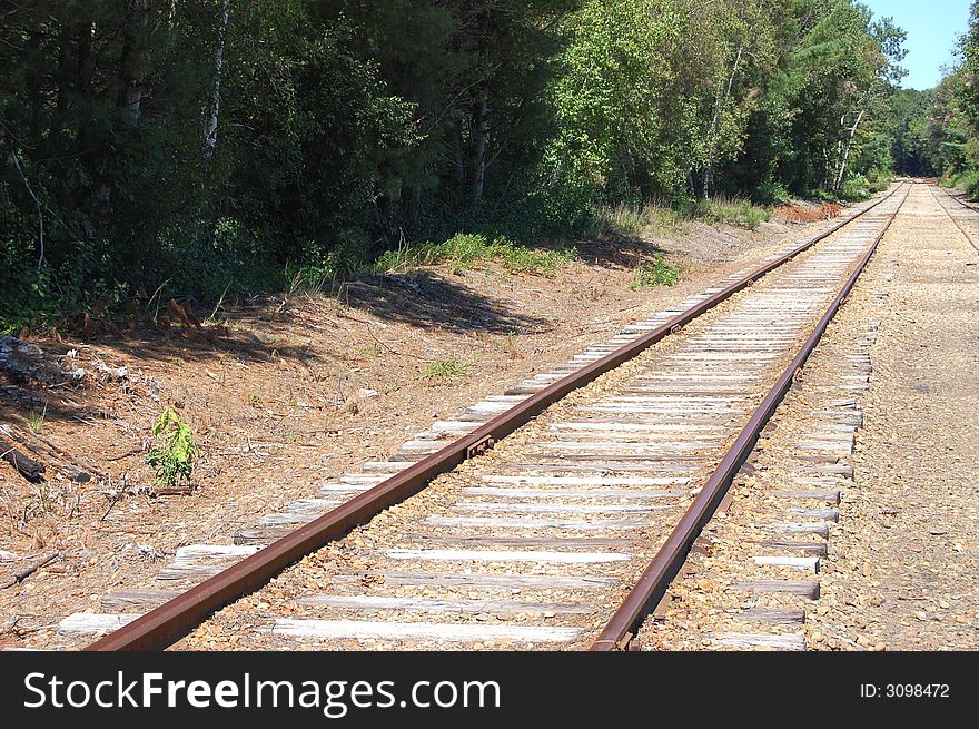 Nice image of a railway symbolizing perhaps someone's life journey.