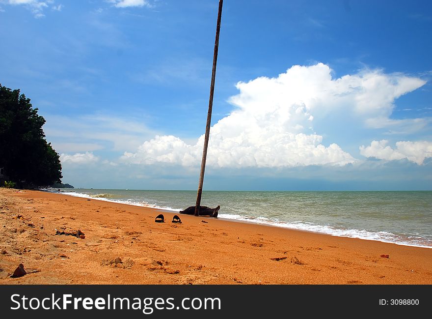 Beautiful beaches image at perak, malaysian #