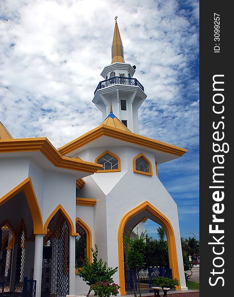 Beautiful mosque image at perak, malaysian #