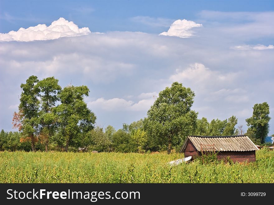 Summer landscape in Tambov, Russia