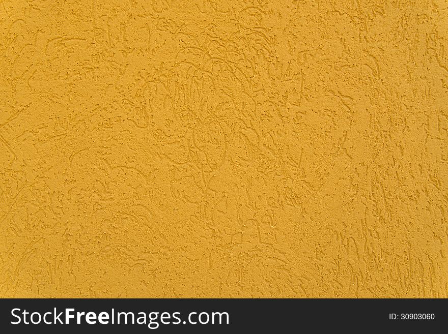 Yellow Facade Wall Texture