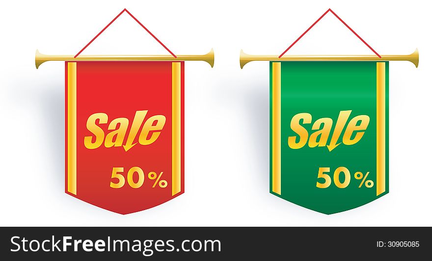 Set of sale vector banner. illustration vector