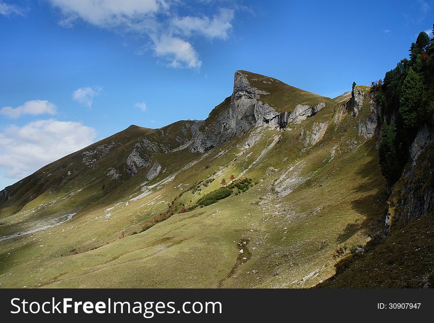 Hiking In The Allgaeu Alps In Tyrol