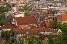 Lithuania. Vilnius Old Town In The Spring Stock Photography Lithuania. Vilnius Old Town In The Spring Stock Photography