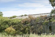 Abandoned Greenhouse Royalty Free Stock Images Abandoned Greenhouse Royalty Free Stock Images