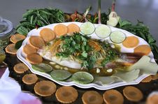 Steamed Fish Royalty Free Stock Photography