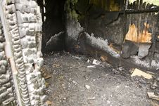 Burnt Interior Royalty Free Stock Photos Burnt Interior Royalty Free Stock Photos