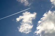Sky With Clouds. Royalty Free Stock Photo Sky With Clouds. Royalty Free Stock Photo