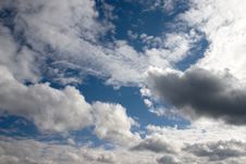 Sky With Clouds. Royalty Free Stock Photos Sky With Clouds. Royalty Free Stock Photos