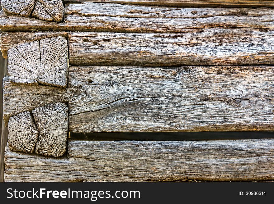 Weathered Wooden Wall