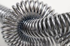 Steel Spiral. Stock Photos Steel Spiral. Stock Photos