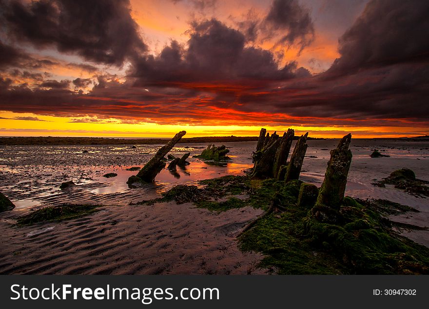 Sunset in Iceland