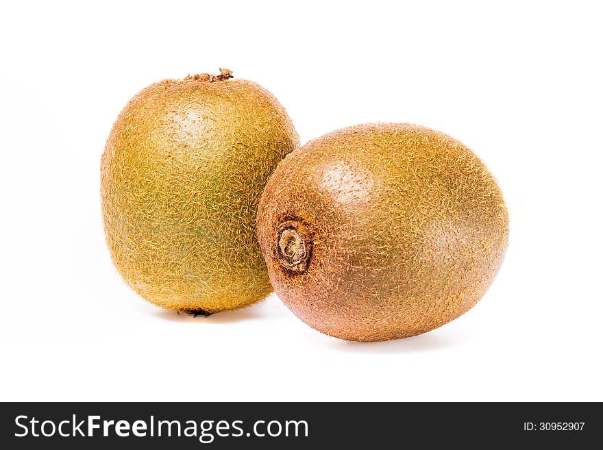 Kiwi Fruit Isolated on white background