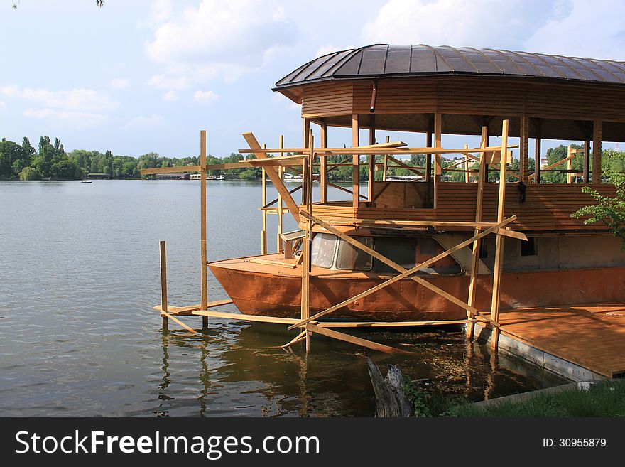 Wooden boat repair