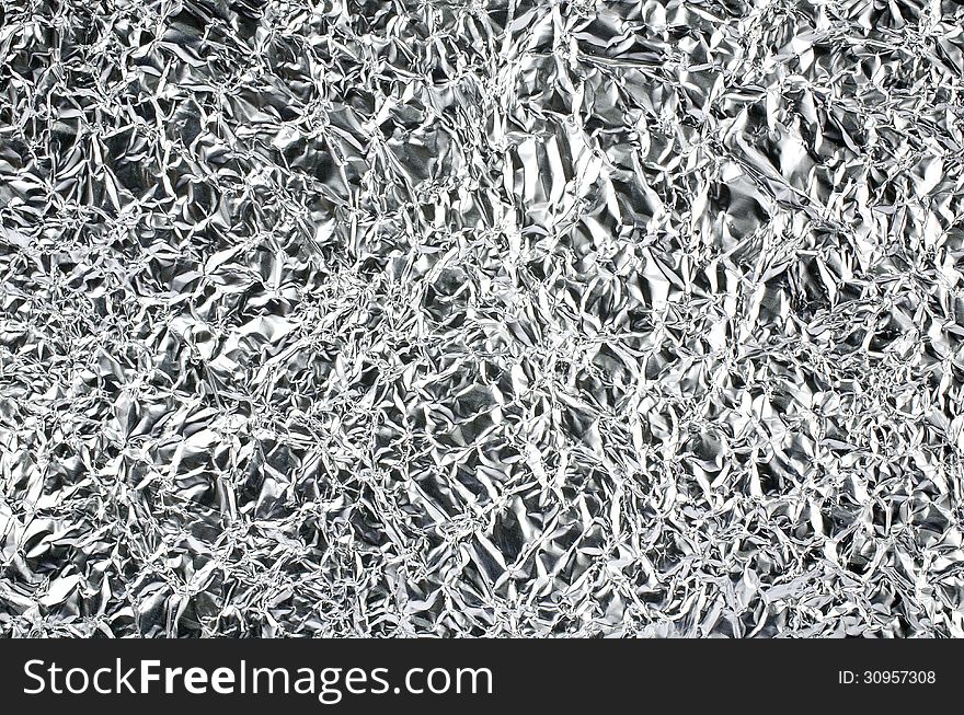 Aluminum foil background billboard size