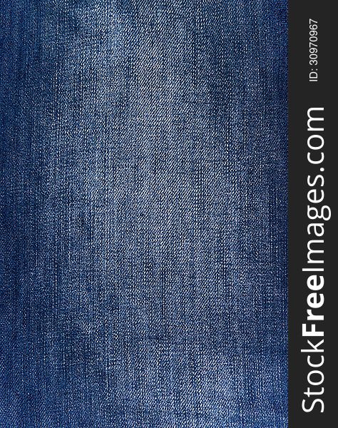 Full frame of blue jeans fabric, background. Full frame of blue jeans fabric, background