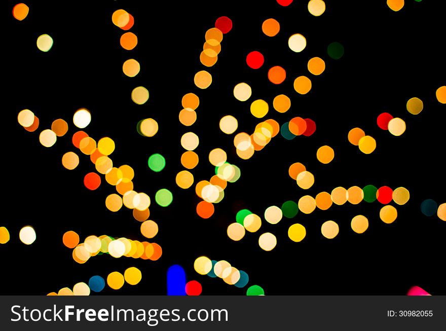 Abstract background black blurred bokeh bright brightly