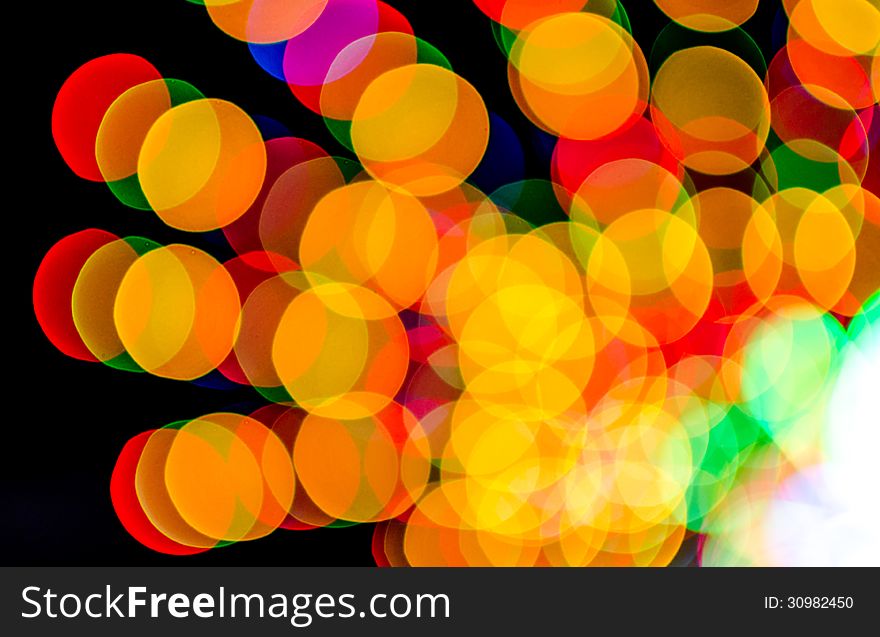 Abstract background black blurred bokeh bright brightly