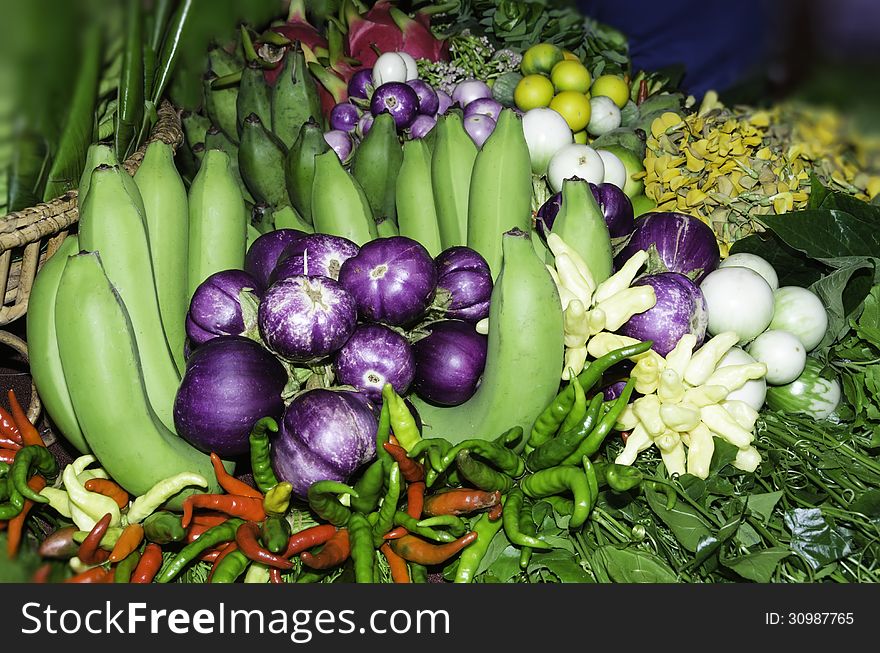 Beautiful vegetables at a farmer's productivity suite