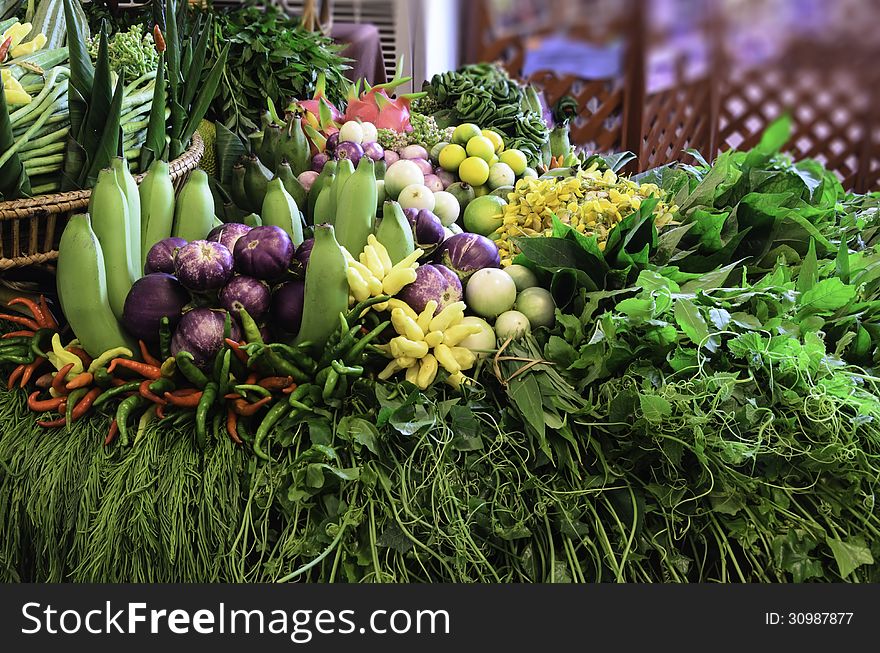 Beautiful vegetables at a farmer's productivity suite