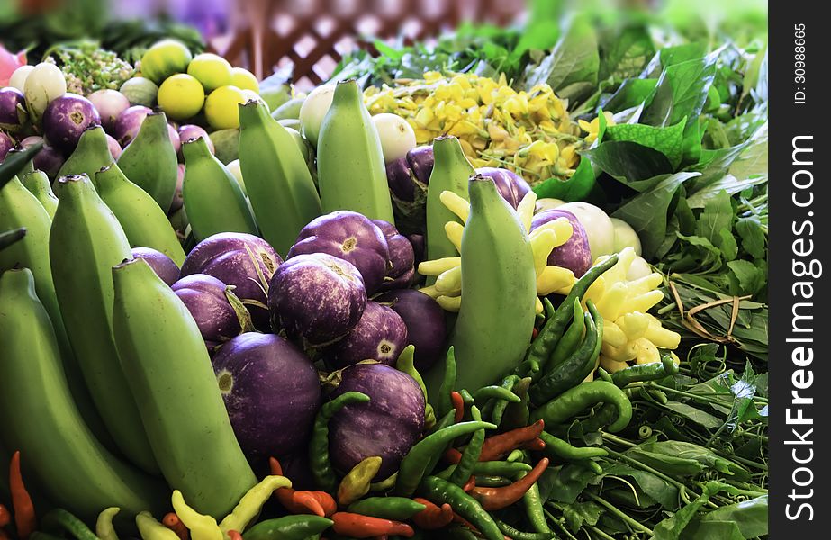 Beautiful vegetables at a farmer's productivity suite