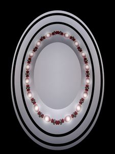 Oval Frame Stock Photography Oval Frame Stock Photography