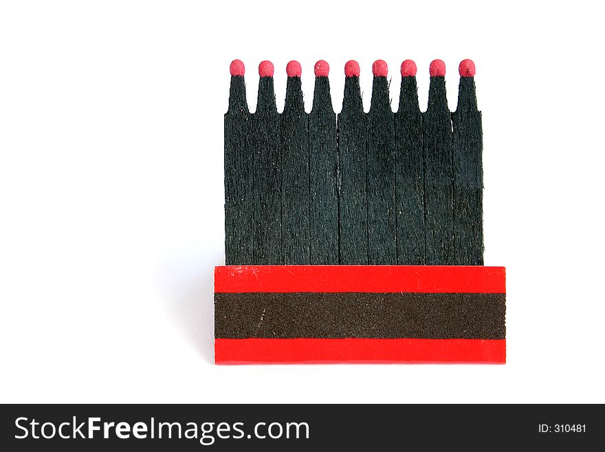 A book of red-head matches