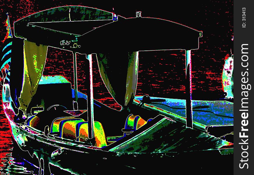Dark gondola graphics