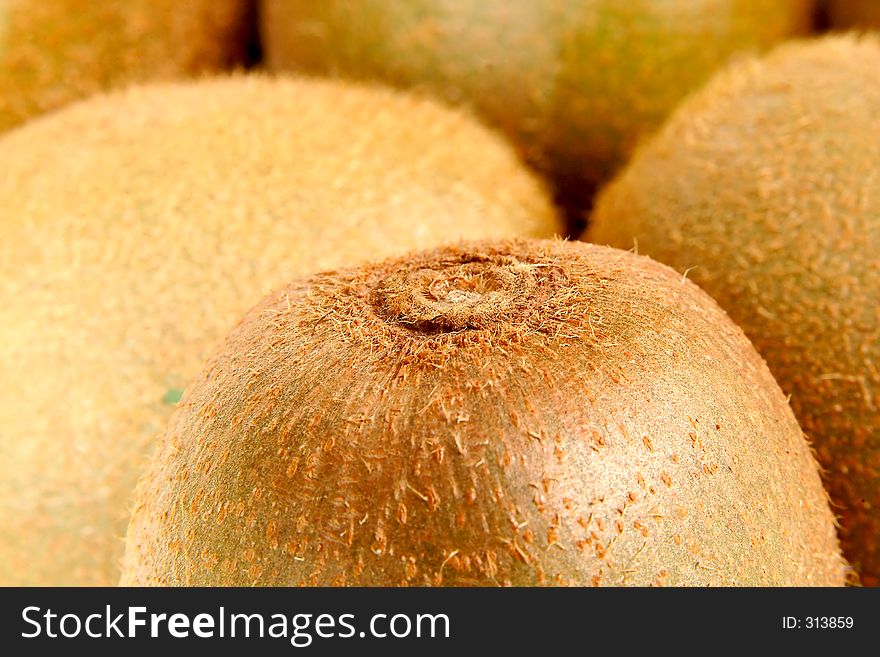 Kiwis close-up