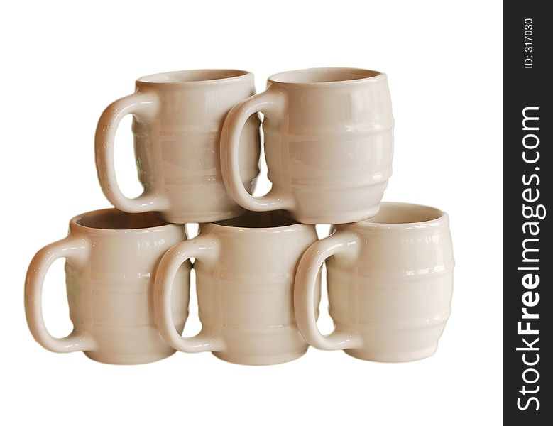 Stacked Coffe Mugs