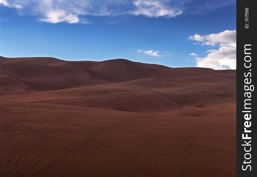 Sanddunes in Namibia. Sanddunes in Namibia