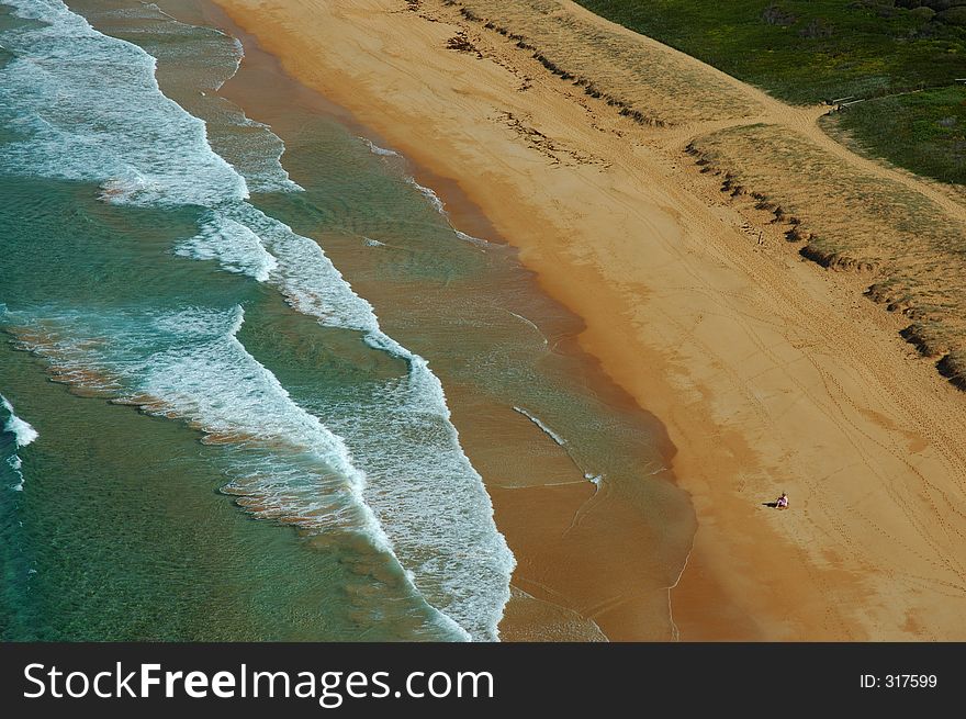 Fall on the beach