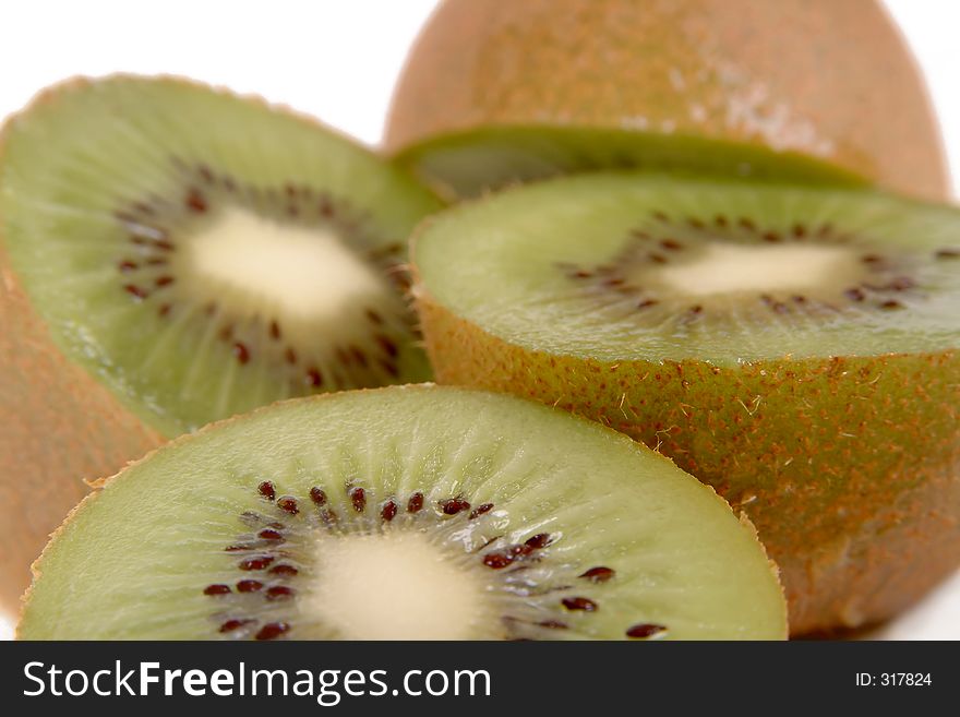 Kiwis close-up. Kiwis close-up