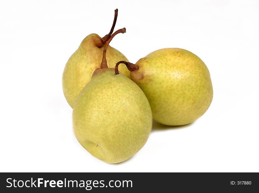 Pears close-up